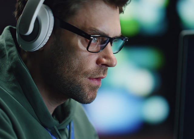 close up man working