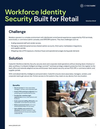 Workforce Identity Security Retail Solution Brief