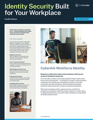 CyberArk - Identity Security for Credit Unions
